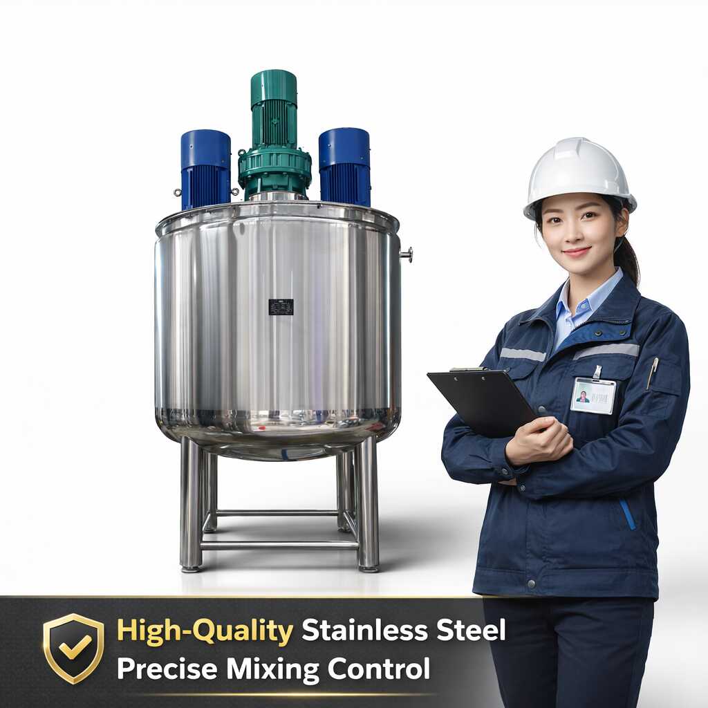 Jacketed mixing tank